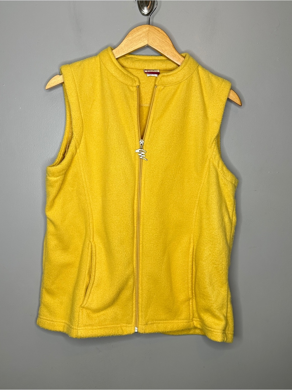 Tudor Court Women’s Yellow Fleece Zip Vest
